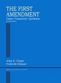 Enlarge image Cover: The First Amendment - West Academic Press