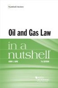 Bild: Oil and Gas Law in a Nutshell - West Academic Press