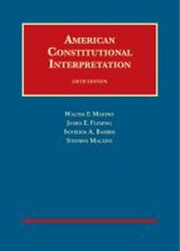 Enlarge image Cover: American Constitutional Interpretation - West Academic Press