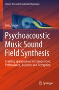 Cover: Psychoacoustic Music Sound Field Synthesis - Springer