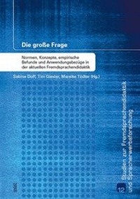 Enlarge image Cover: Die große Frage - WVT Wissenschaftlicher Verlag Trier