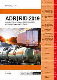 Abbildung von: ADR / RID 2019 - 2. Auflage - Verkehrs-Verlag Fischer