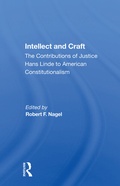 Cover: Intellect And Craft - Routledge