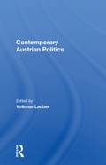 Cover: Contemporary Austrian Politics - Routledge