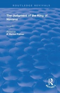 Cover: The Judgment of the King of Navarre - Routledge