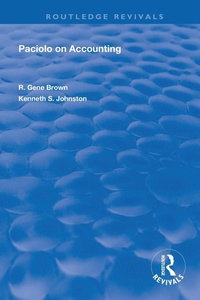 Abbildung von: Paciolo on Accounting - Routledge