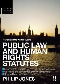 Enlarge image Cover: Public Law and Human Rights Statutes - Routledge