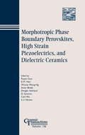 Cover: Morphotropic Phase Boundary Perovskites, High Strain Piezoelectrics, and Dielectric Ceramics - Wiley
