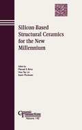 Cover: Silicon-Based Structural Ceramics for the New Millennium - Wiley