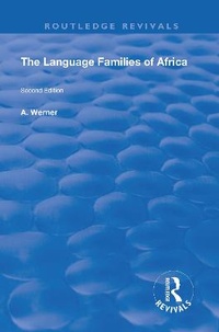 Enlarge image Cover: The Language Families Of Africa - Routledge