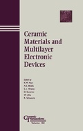 Cover: Ceramic Materials and Multilayer Electronic Devices - Wiley