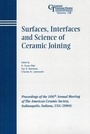 Cover: Surfaces, Interfaces and Science of Ceramic Joining - Wiley
