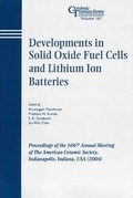 Cover: Developments in Solid Oxide Fuel Cells and Lithium Iron Batteries - Wiley