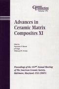 Cover: Advances in Ceramic Matrix Composites XI - Wiley