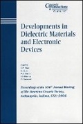 Cover: Developments in Dielectric Materials and Electronic Devices: Ceramic Transactions, Volume 167 - Wiley