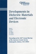 Cover: Developments in Dielectric Materials and Electronic Devices - Wiley