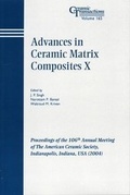 Cover: Advances in Ceramic Matrix Composites X - Wiley