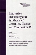 Cover: Innovative Processing and Synthesis of Ceramics, Glasses and Composites IX - Wiley