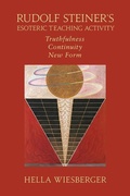 Cover: Rudolf Steiner's Esoteric Teaching Activity - SteinerBooks, Inc