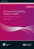 Cover: Conveyancing Quality Scheme Toolkit, 3rd edition - The Law Society