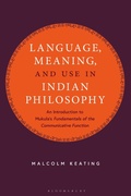 Cover: Language, Meaning, and Use in Indian Philosophy - Bloomsbury Academic