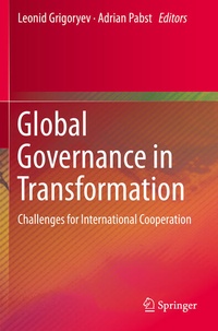 Enlarge image Cover: Global Governance in Transformation - Springer