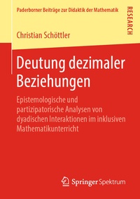 Abbildung von: Deutung dezimaler Beziehungen - Springer Spektrum