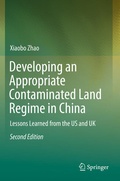Cover: Developing an Appropriate Contaminated Land Regime in China - Springer