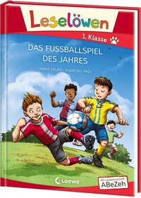 Abbildung von: Leselöwen 1. Klasse - Das Fußballspiel des Jahres (Großbuchstabenausgabe) - Loewe