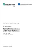 Cover: Rohstoffinnovationen und Rohstoffeffizienz. Band 5 - Fraunhofer Verlag