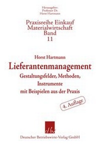 Abbildung von: Lieferantenmanagement. - Deutscher Betriebswirte-Verlag