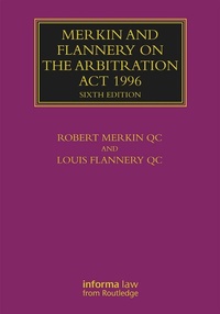 Abbildung von: Merkin and Flannery on the Arbitration Act 1996 - Informa Law