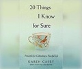 Cover: 20 Things I Know for Sure - Dreamscape Media