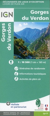 Abbildung von: Gorges du Verdon: 82018 - Institut Geographique National