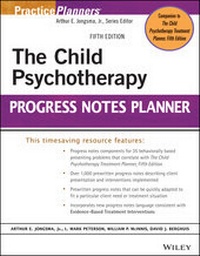 Enlarge image Cover: The Child Psychotherapy Progress Notes Planner - Wiley