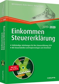 Abbildung von: Einkommensteuererklärung 2019/2020 - inkl. DVD - Haufe-Lexware