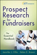 Cover: Prospect Research for Fundraisers - Wiley