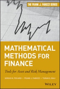 Enlarge image Cover: Mathematical Methods for Finance - Wiley