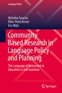 Cover: Community Based Research in Language Policy and Planning - Springer