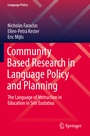Cover: Community Based Research in Language Policy and Planning - Springer