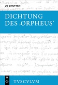 Cover: Dichtung des >Orpheus< - De Gruyter