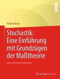 Abbildung von: Stochastik: Eine Einführung mit Grundzügen der Maßtheorie - Springer Spektrum