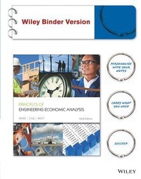 Enlarge image Cover: Principles of Engineering Economic Analysis - Wiley