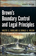 Cover: Brown's Boundary Control and Legal Principles - Wiley