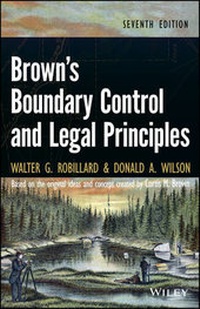 Enlarge image Cover: Brown's Boundary Control and Legal Principles - Wiley