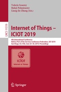 Cover: Internet of Things - ICIOT 2019 - Springer