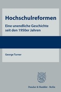 Cover: Hochschulreformen. - Duncker & Humblot