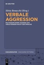 Cover: Verbale Aggression - De Gruyter