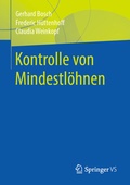 Cover: Kontrolle von Mindestl&ouml;hnen - Springer VS