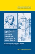 Cover: August Heinrich Hoffmann von Fallersleben im Kontext des 19. Jahrhunderts und der Moderne - Aschendorff
